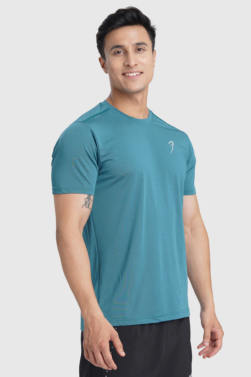 Laser Cut Running T-shirt Green - Image 5