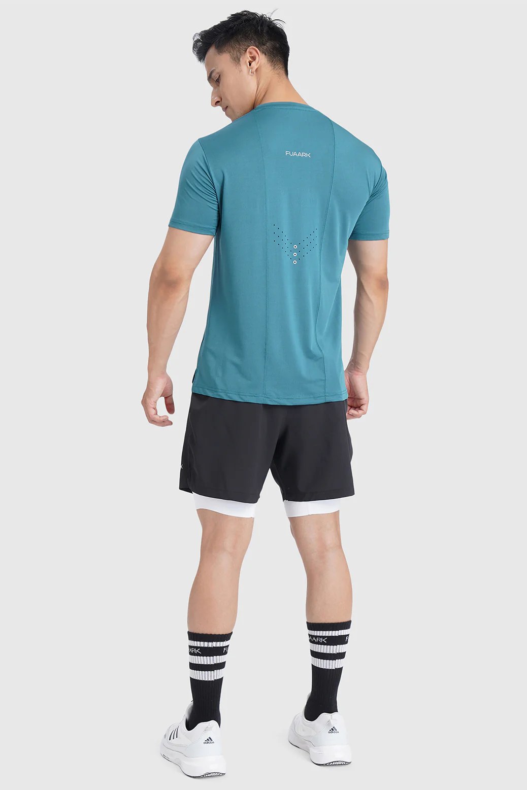 Laser Cut Running T-shirt Green - Image 8