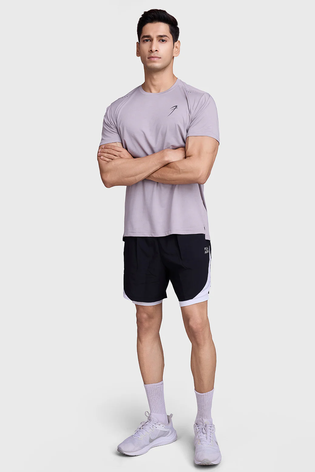 Laser Cut Running T-shirt Grey - Image 2