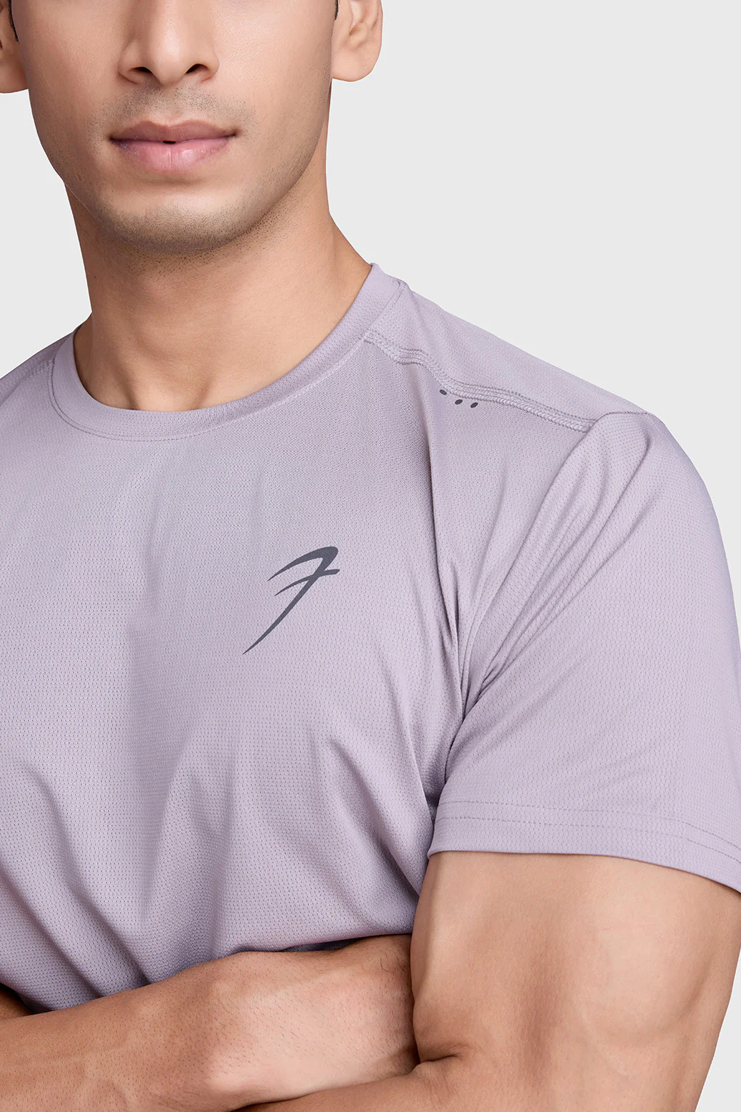 Laser Cut Running T-shirt Grey - Image 3