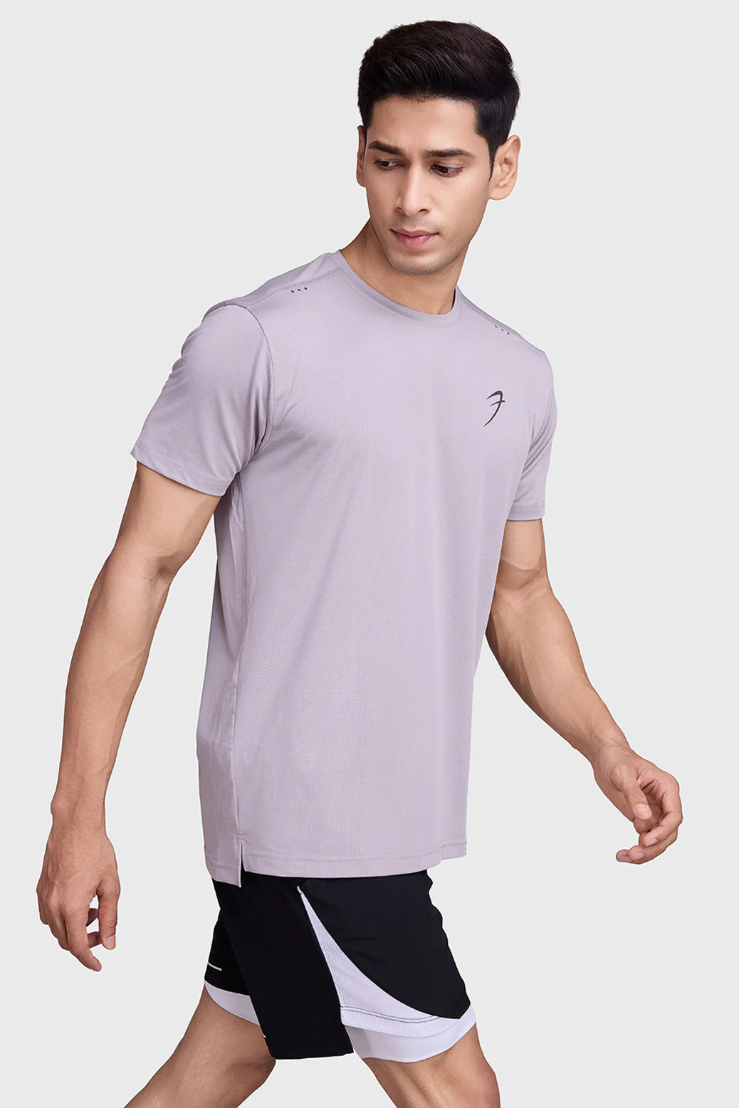 Laser Cut Running T-shirt Grey - Image 6
