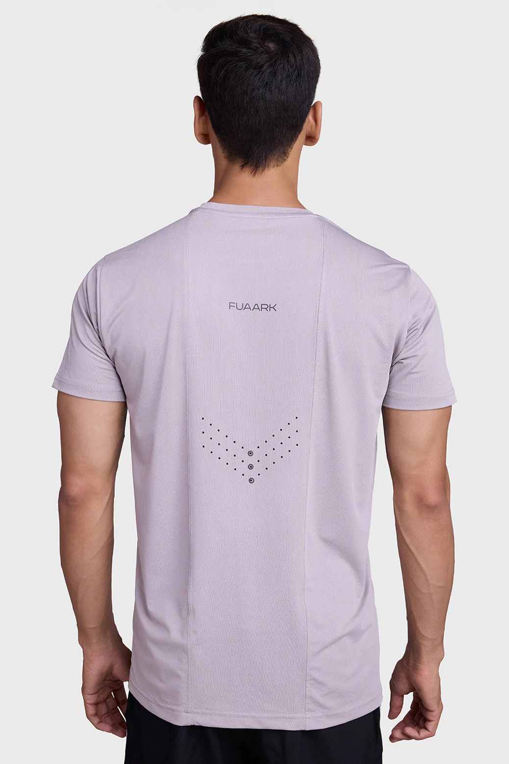 Laser Cut Running T-shirt Grey - Image 7