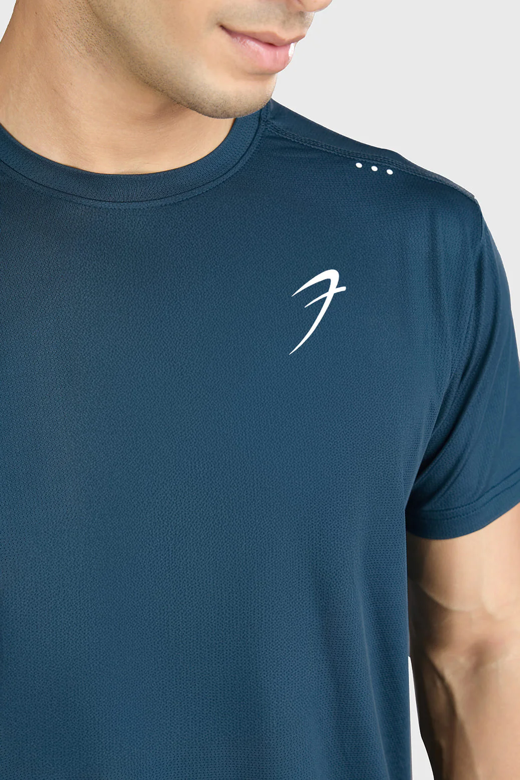 Laser Cut Running T-shirt Orion Blue - Image 4