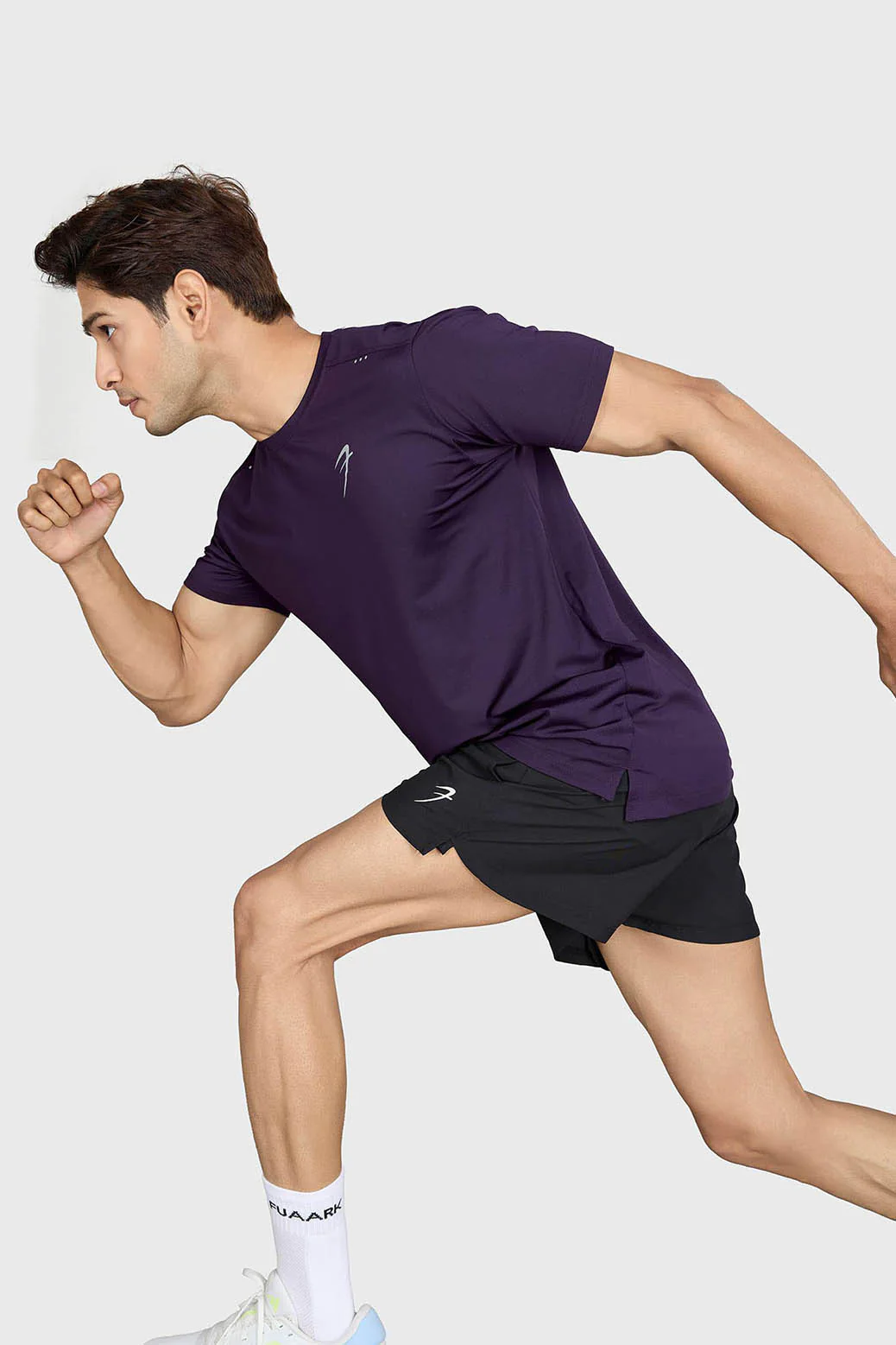 Laser Cut Running T-shirt Violet - Image 2