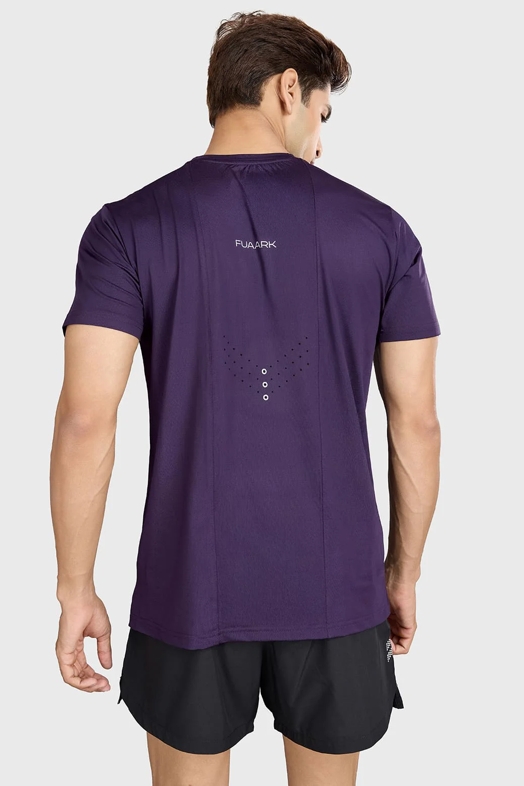 Laser Cut Running T-shirt Violet - Image 6