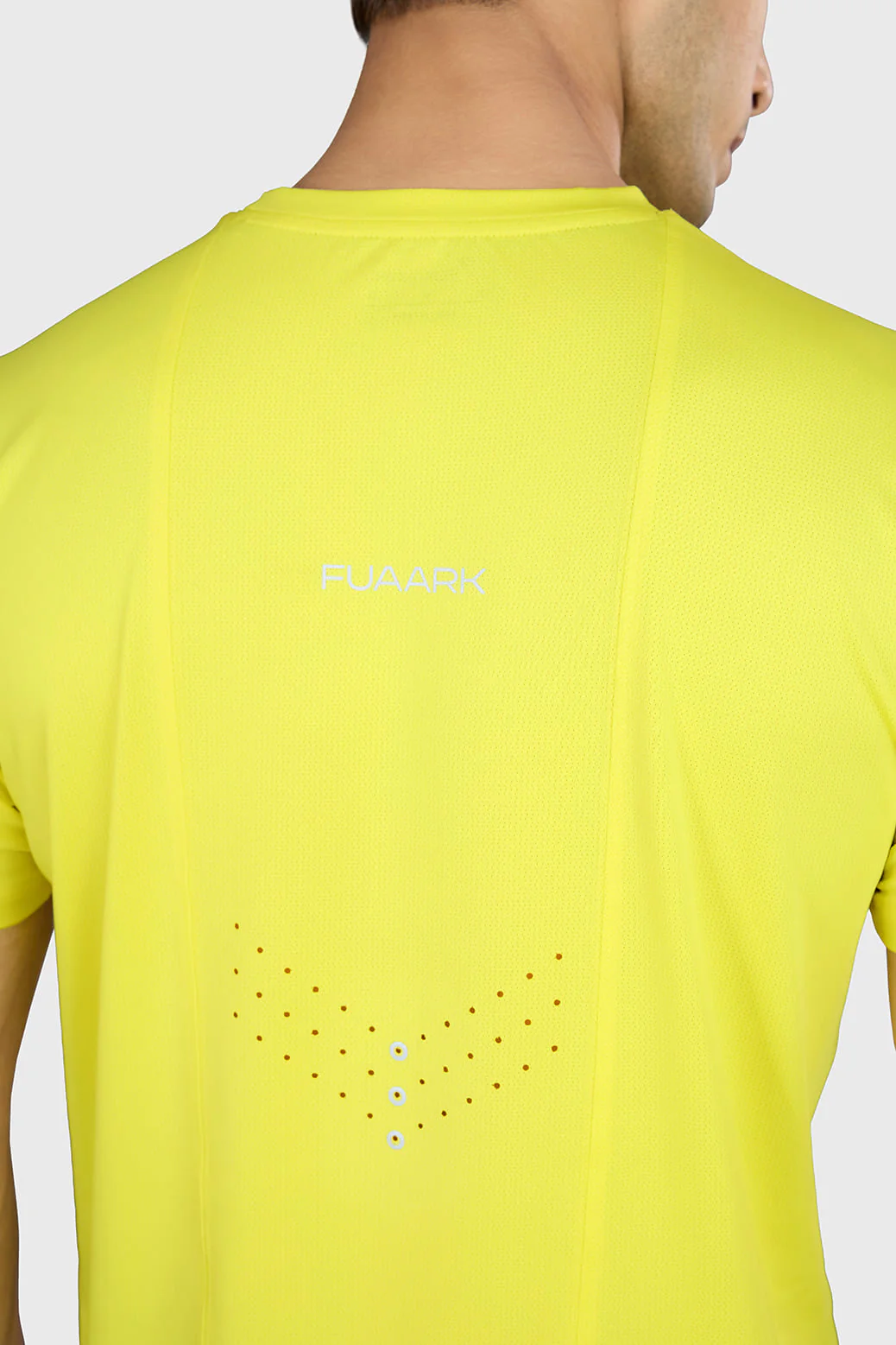 Laser Cut Running T-shirt Yellow - Image 5