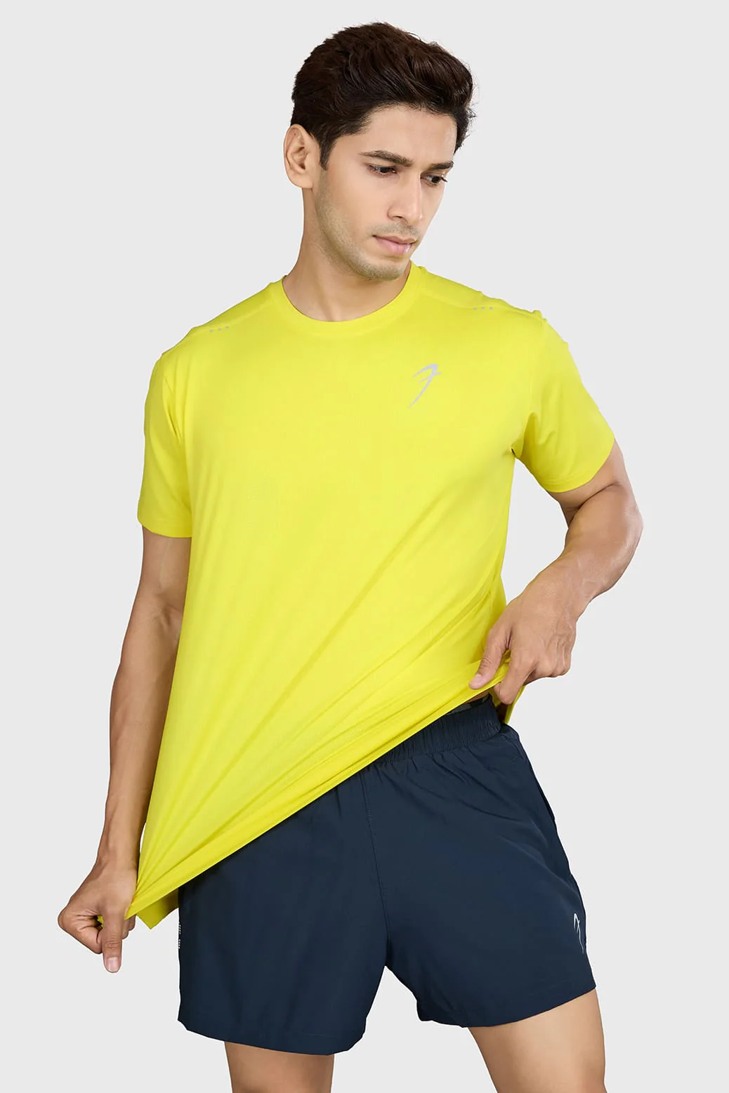 Laser Cut Running T-shirt Yellow - Image 6