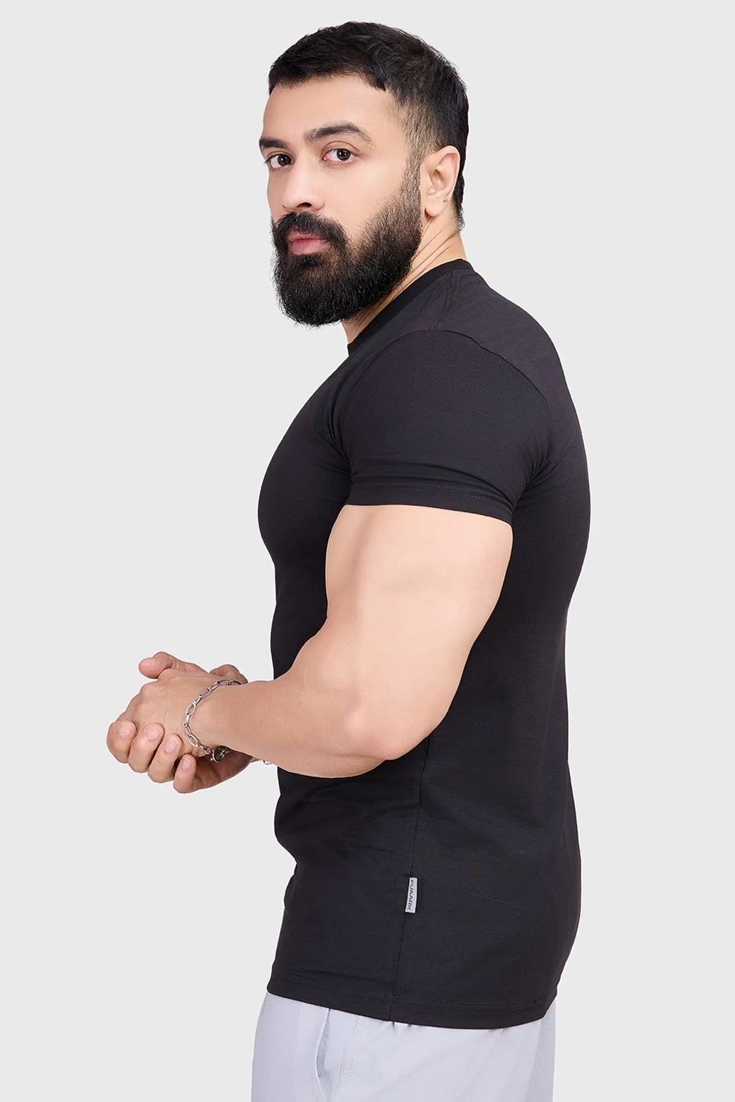 Legacy Crew Neck T-shirt Black - Image 7