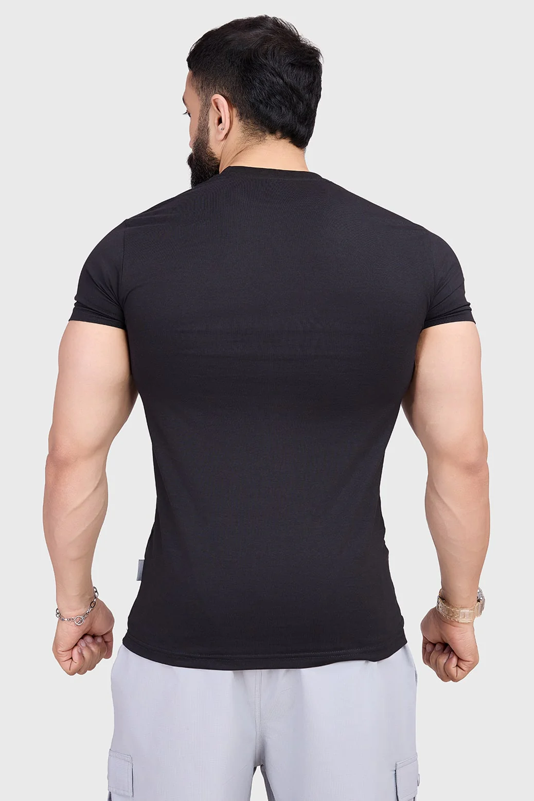 Legacy Crew Neck T-shirt Black - Image 8