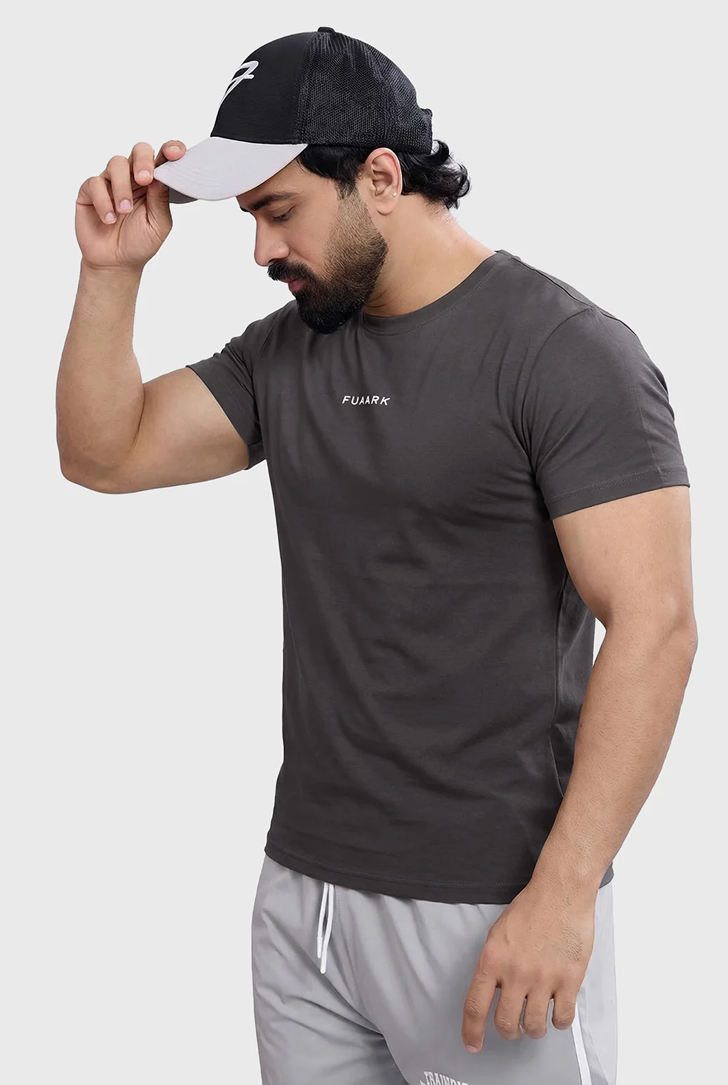 Legacy Crew Neck T-shirt Dark Grey - Image 2