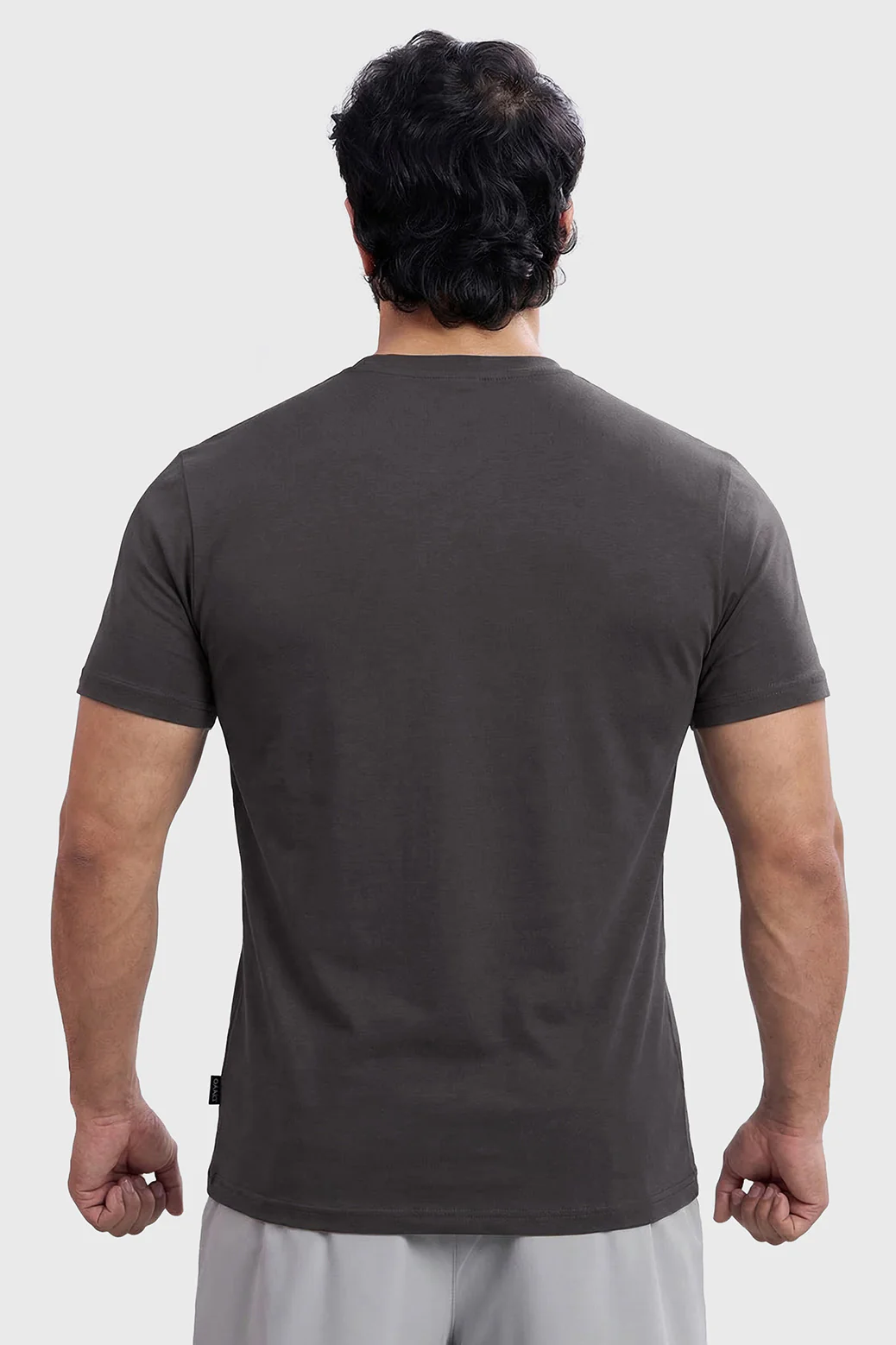 Legacy Crew Neck T-shirt Dark Grey - Image 5