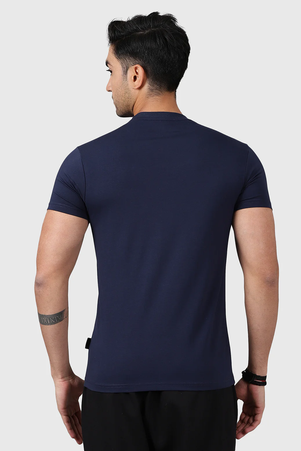 Legacy Crew Neck T-shirt Navy - Image 5