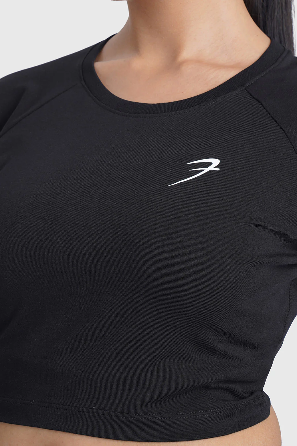 Legacy Crop Top T-shirt Black - Image 3