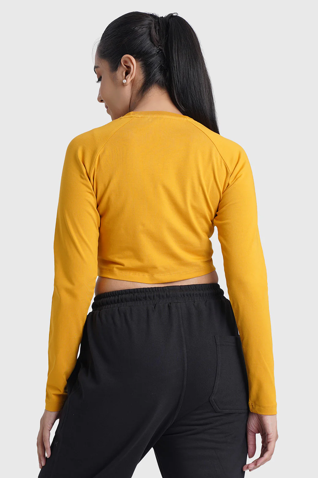 Legacy Crop Top T-shirt Mustard - Image 8