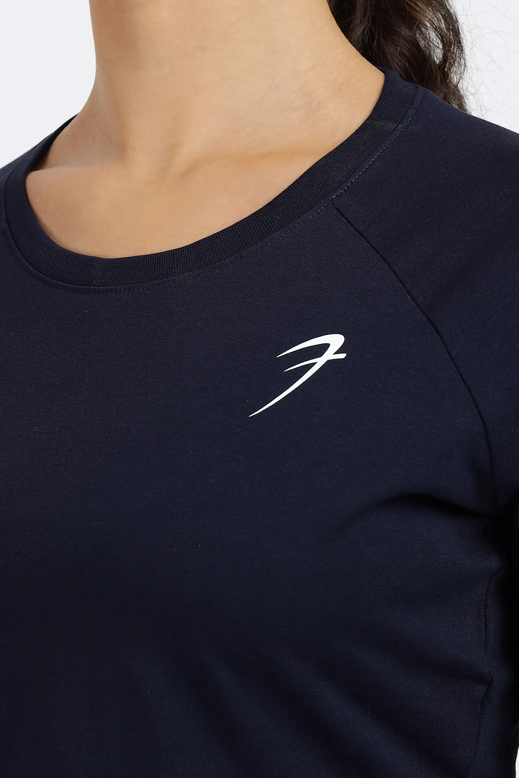 Legacy Crop Top T-shirt Navy - Image 3