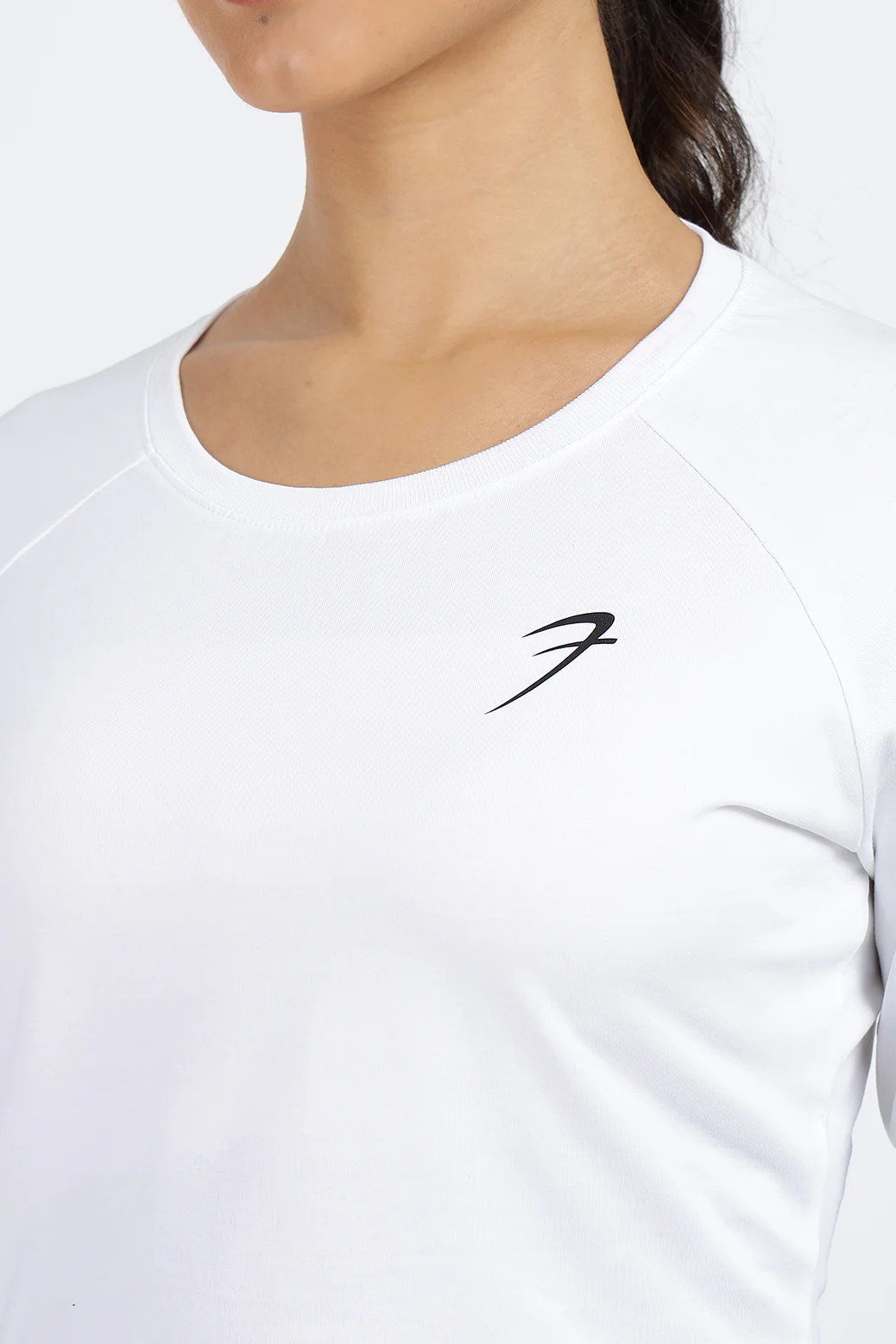 Legacy Crop Top T-shirt White - Image 3