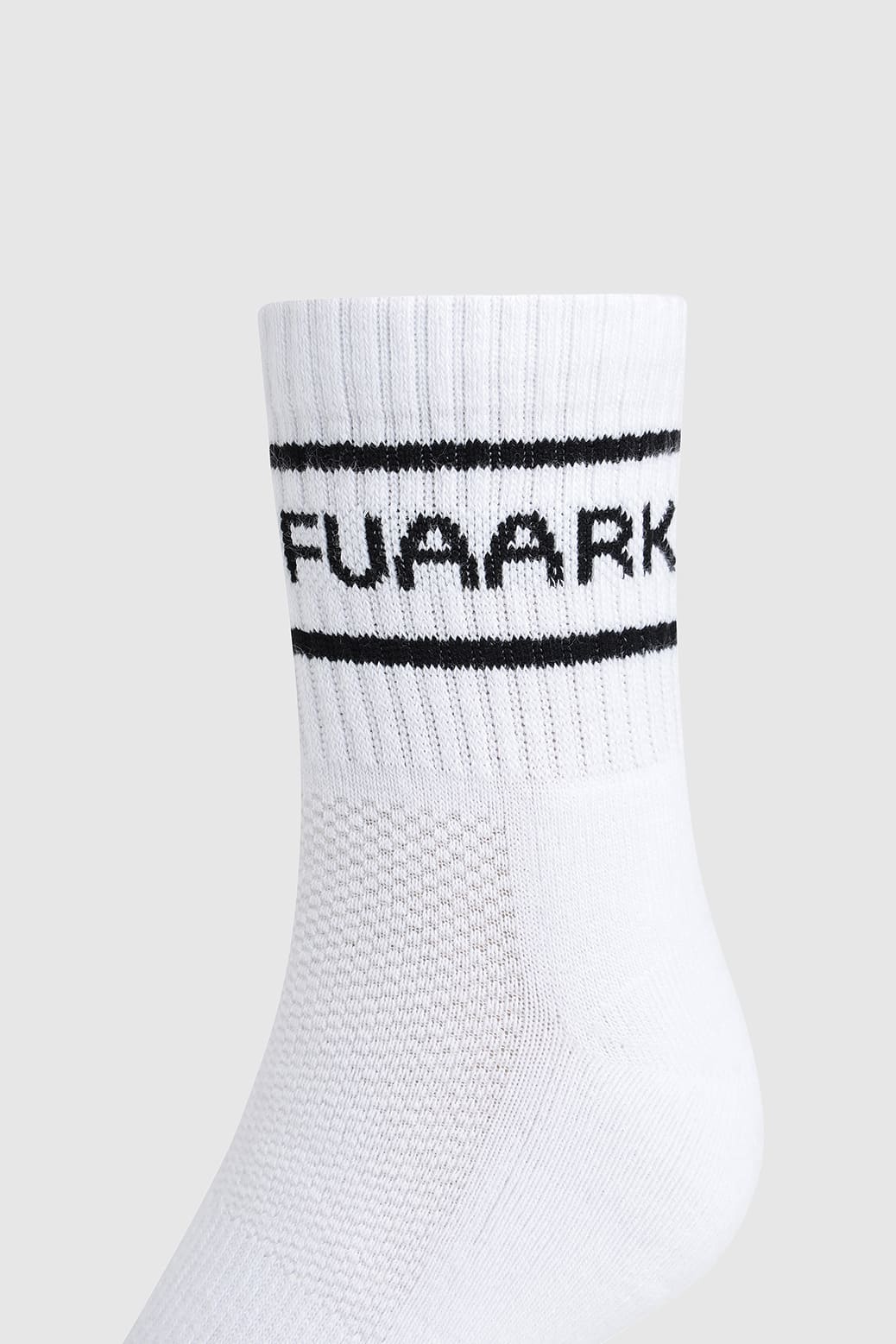 Legacy Quarter Socks White/Black - Image 2