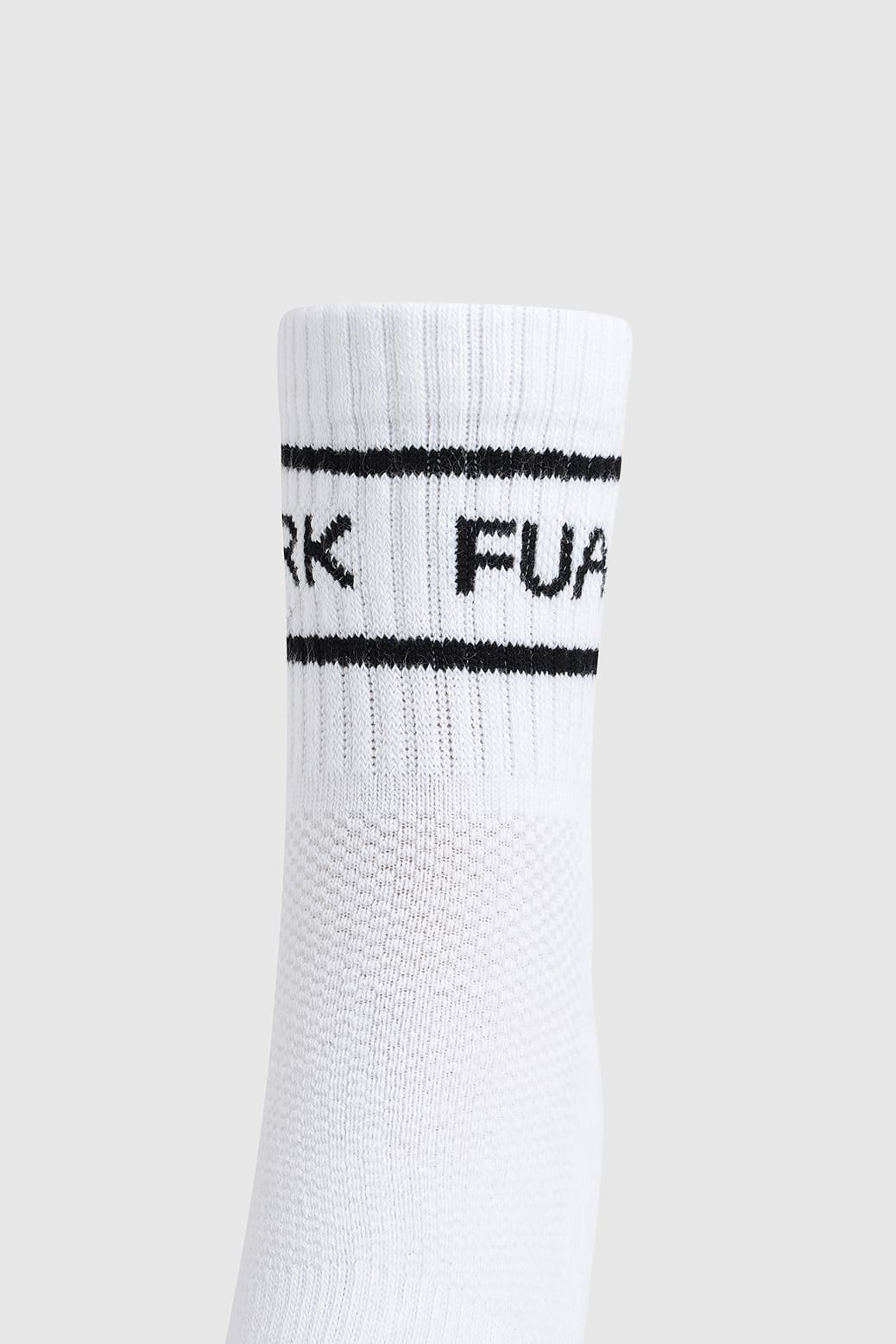 Legacy Quarter Socks White/Black - Image 3