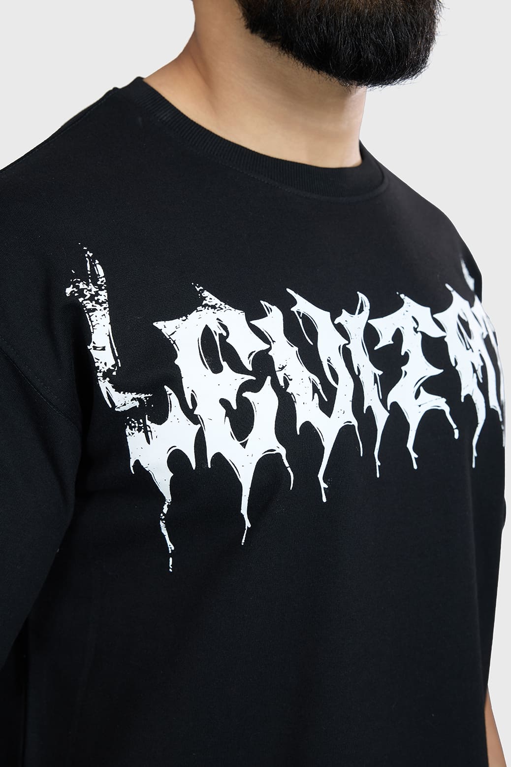 Levitate Oversized T-shirt Black - Image 4