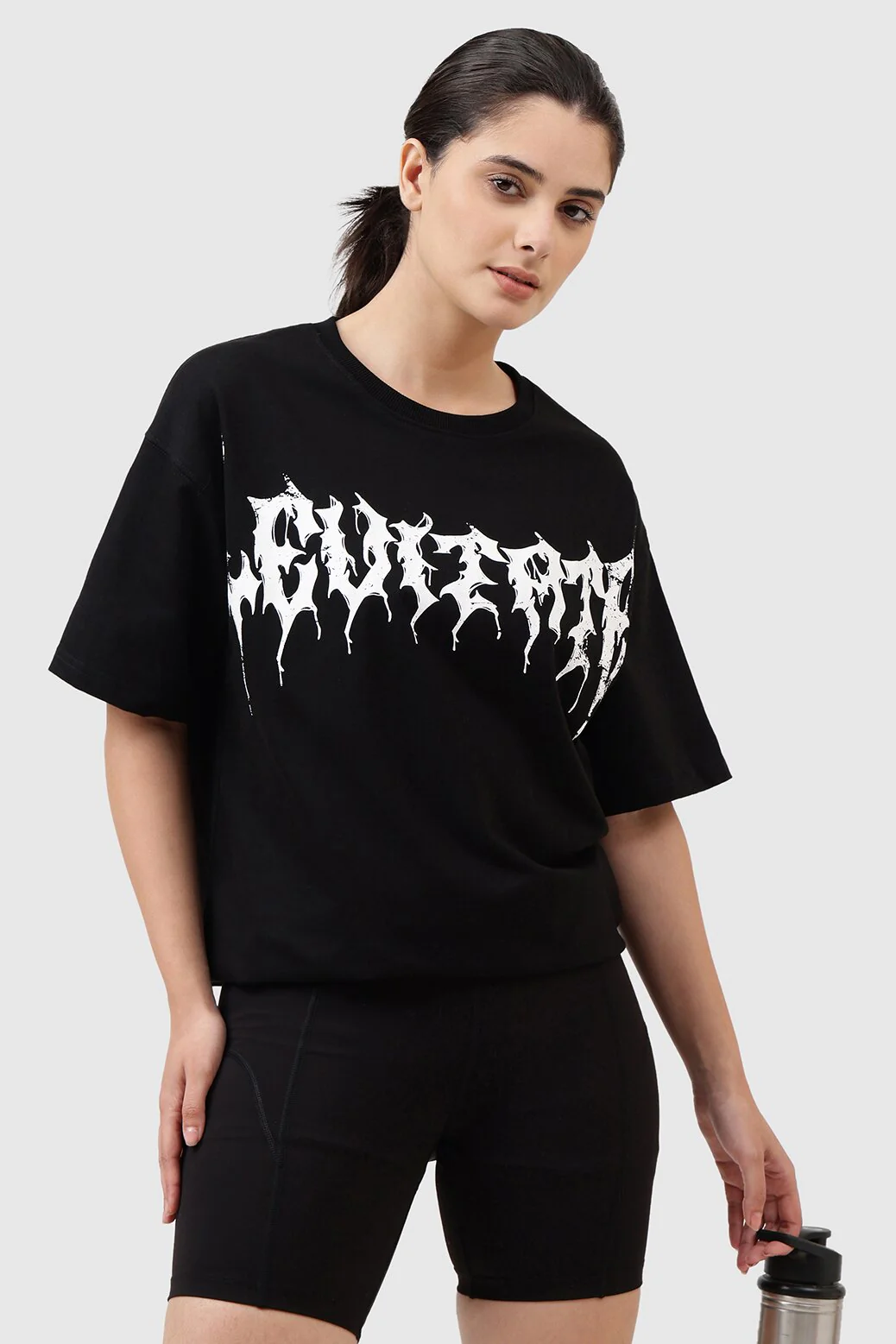Levitate Oversized T-shirt Black - Image 5