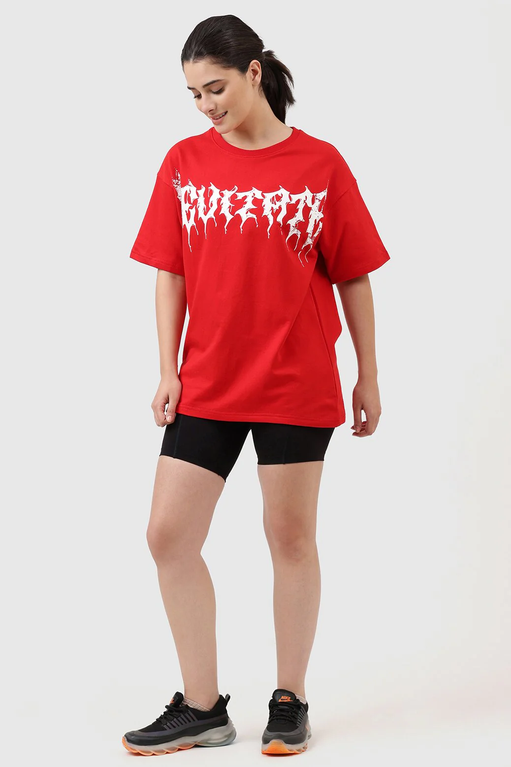 Levitate Oversized T-shirt Red - Image 2