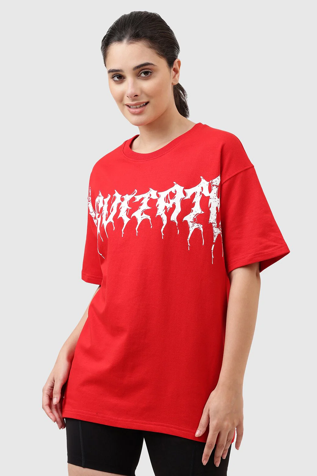 Levitate Oversized T-shirt Red - Image 5
