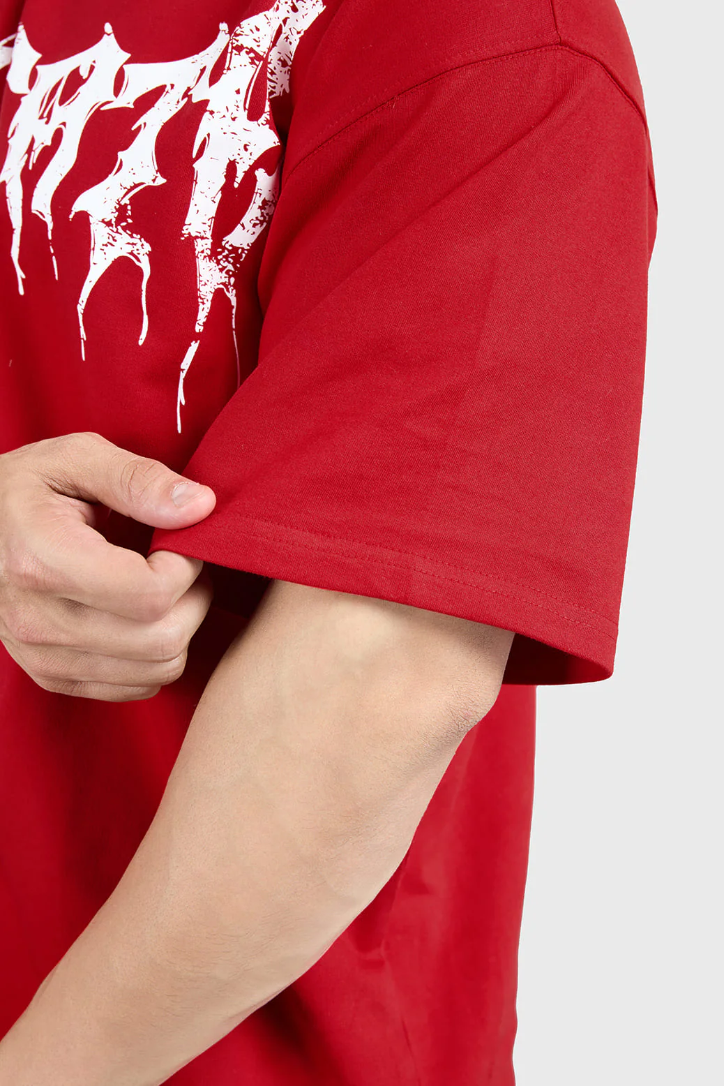 Levitate Oversized T-shirt Red - Image 6