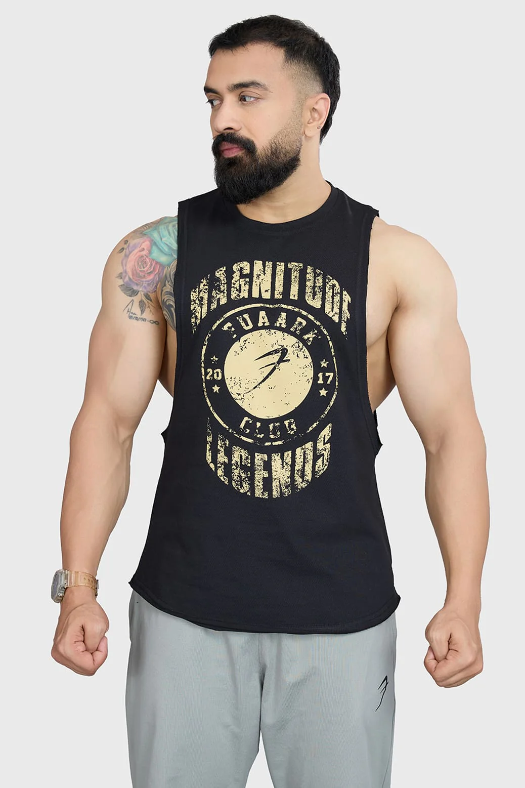 Magnitude Deep Arm Tank Black - Image 4