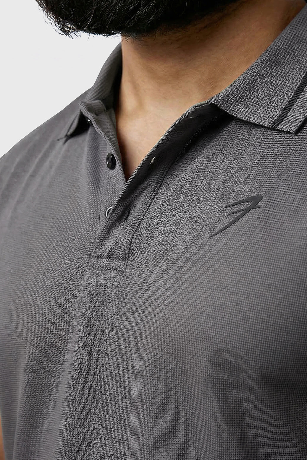 Mark Polo T-shirt Dark Grey - Image 4