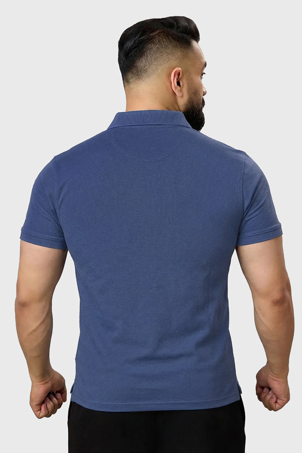 Mark Polo T-shirt Navy - Image 6