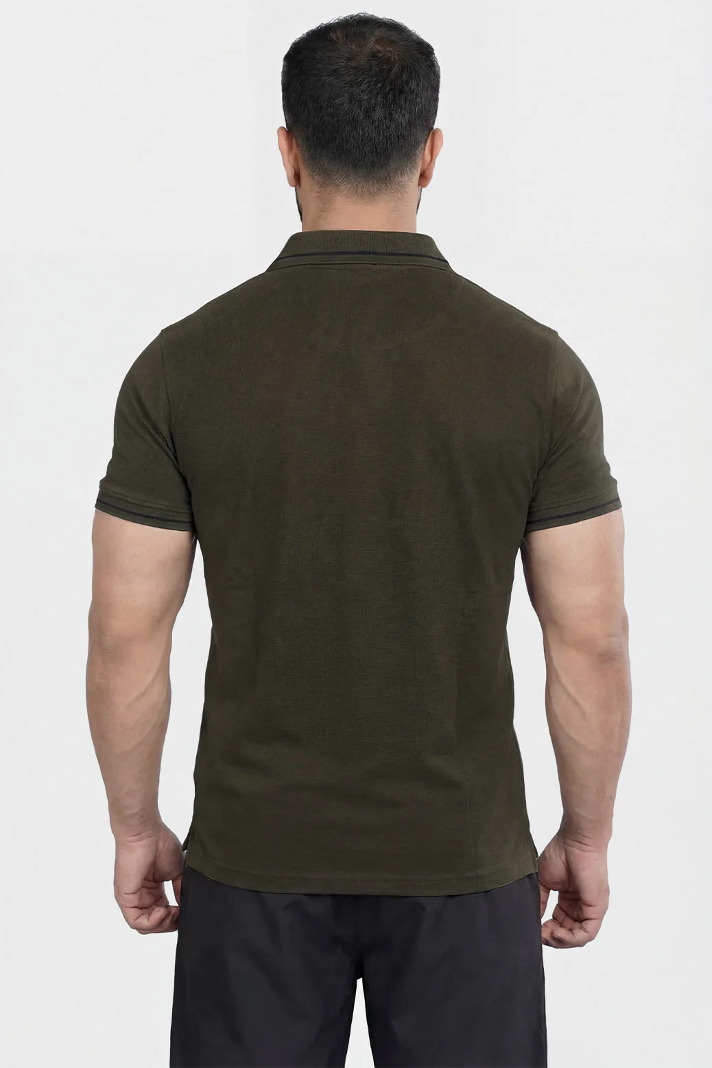 Mark Polo T-shirt Olive - Image 6