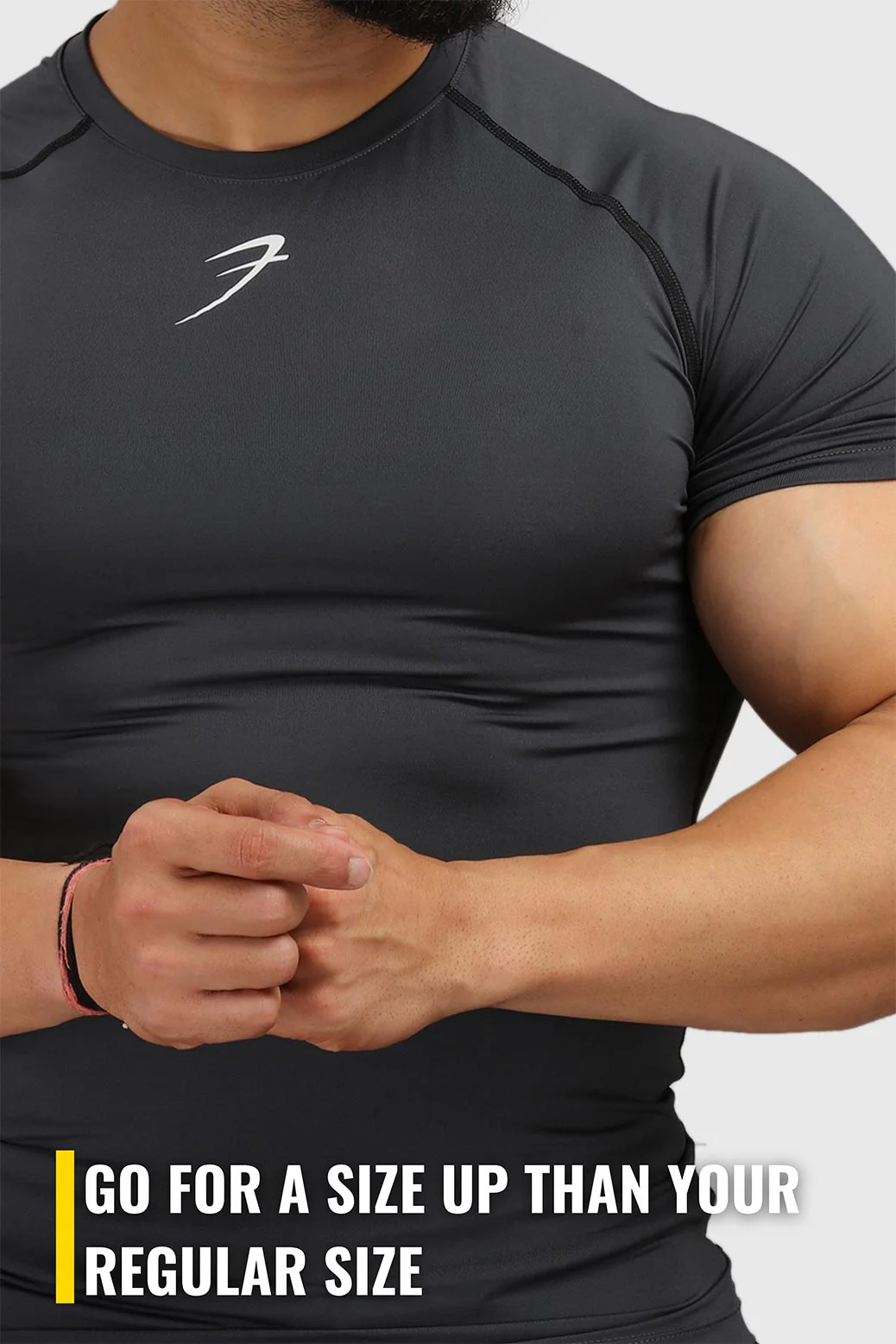 Compression T-shirt Grey - Image 3