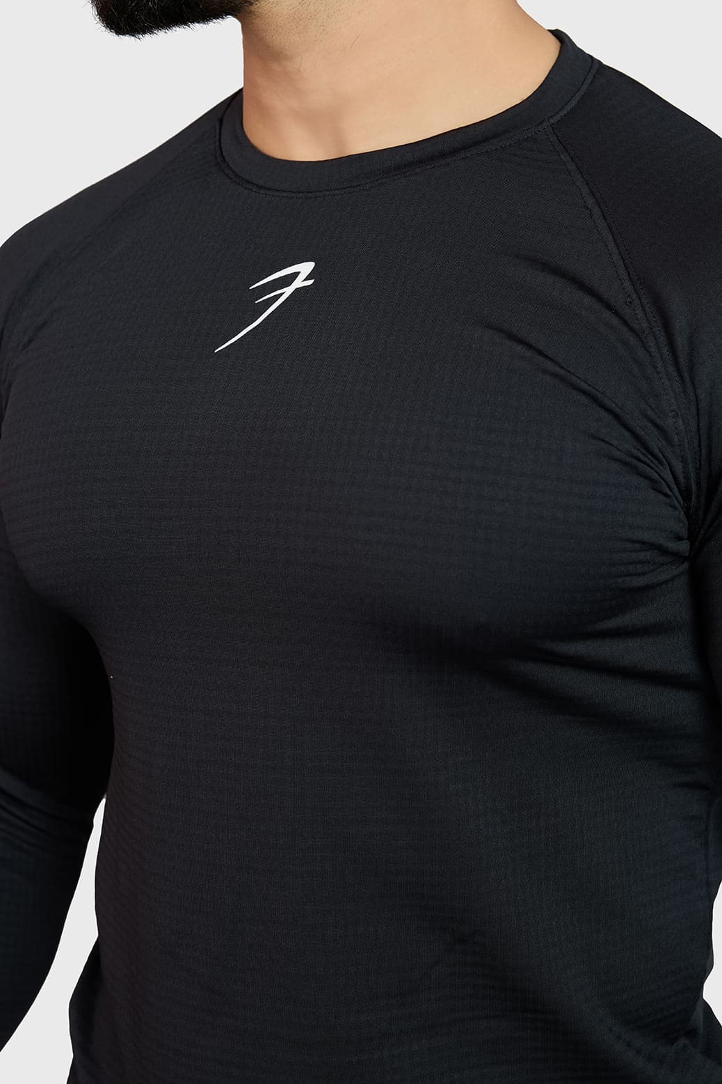 Midnight Fullsleeves T-shirt Black - Image 3