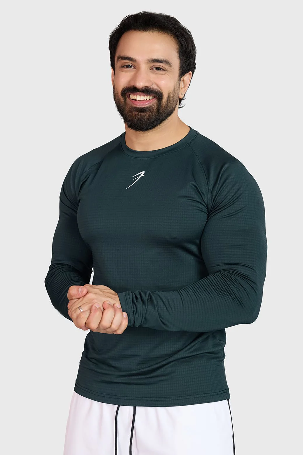 Midnight Fullsleeves T-shirt Sea Green - Image 2