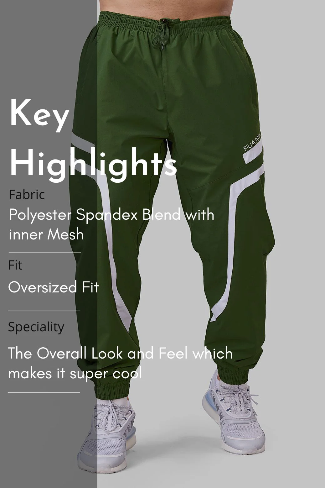 Momentum Joggers Olive - Image 8