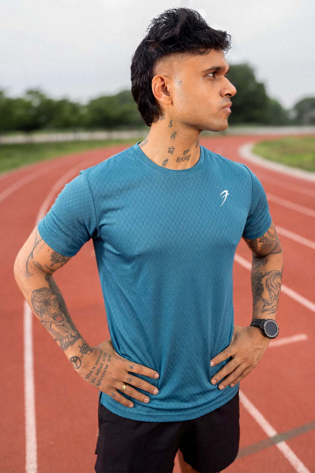 Motion Running T-shirt Teal