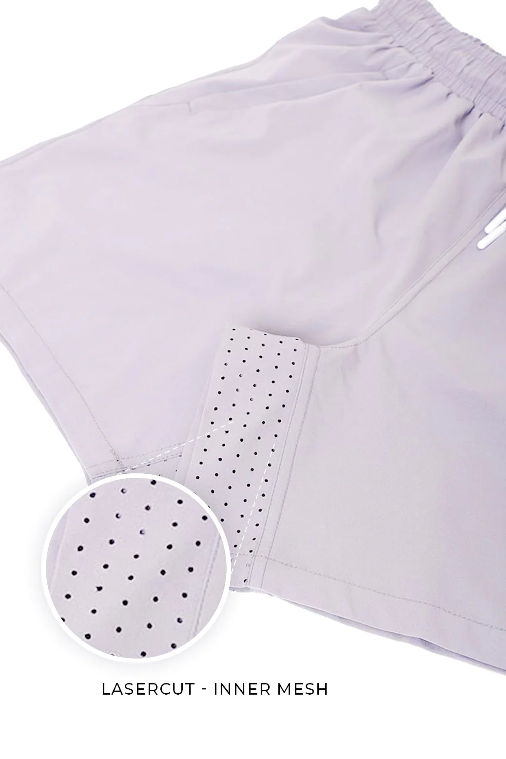 Nova Shorts Light Grey - Image 3