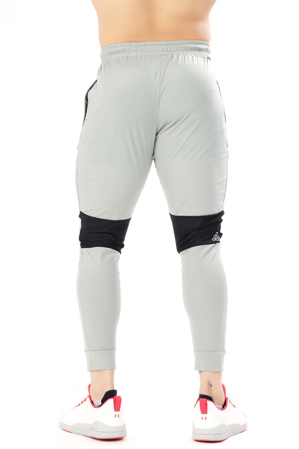 Nylon Supreme Joggers Light Grey - Image 5