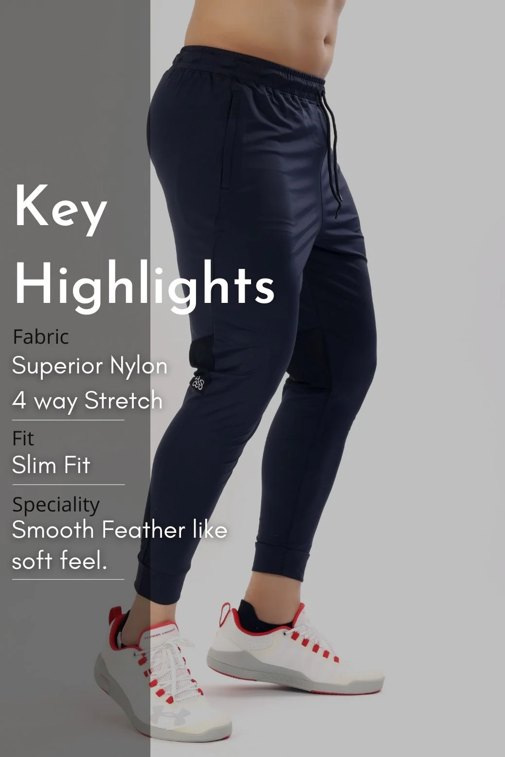 Nylon Supreme Joggers Navy - Image 8