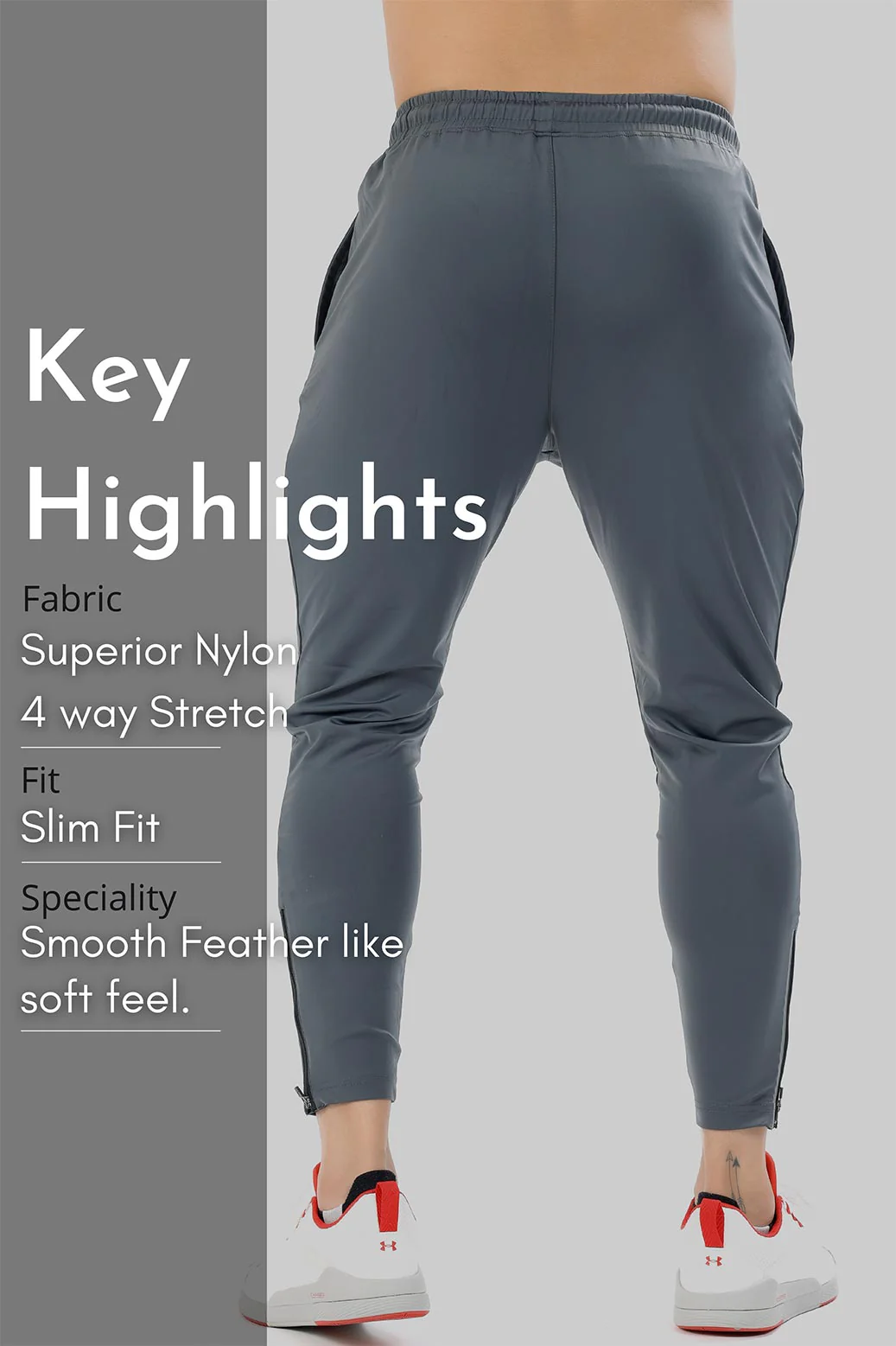 Nylon Supreme Tracks Grey - Image 6