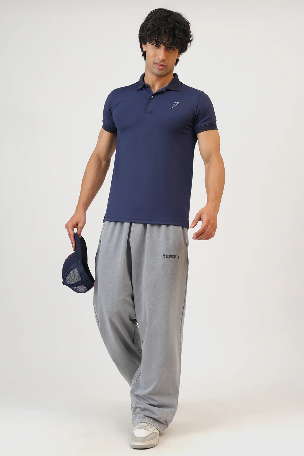 Obsidian Polo T-shirt Navy - Image 2