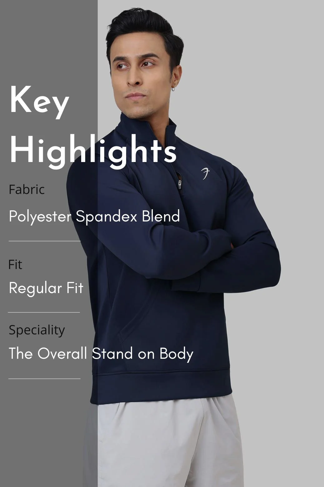 Ontrack Pullover Navy - Image 7