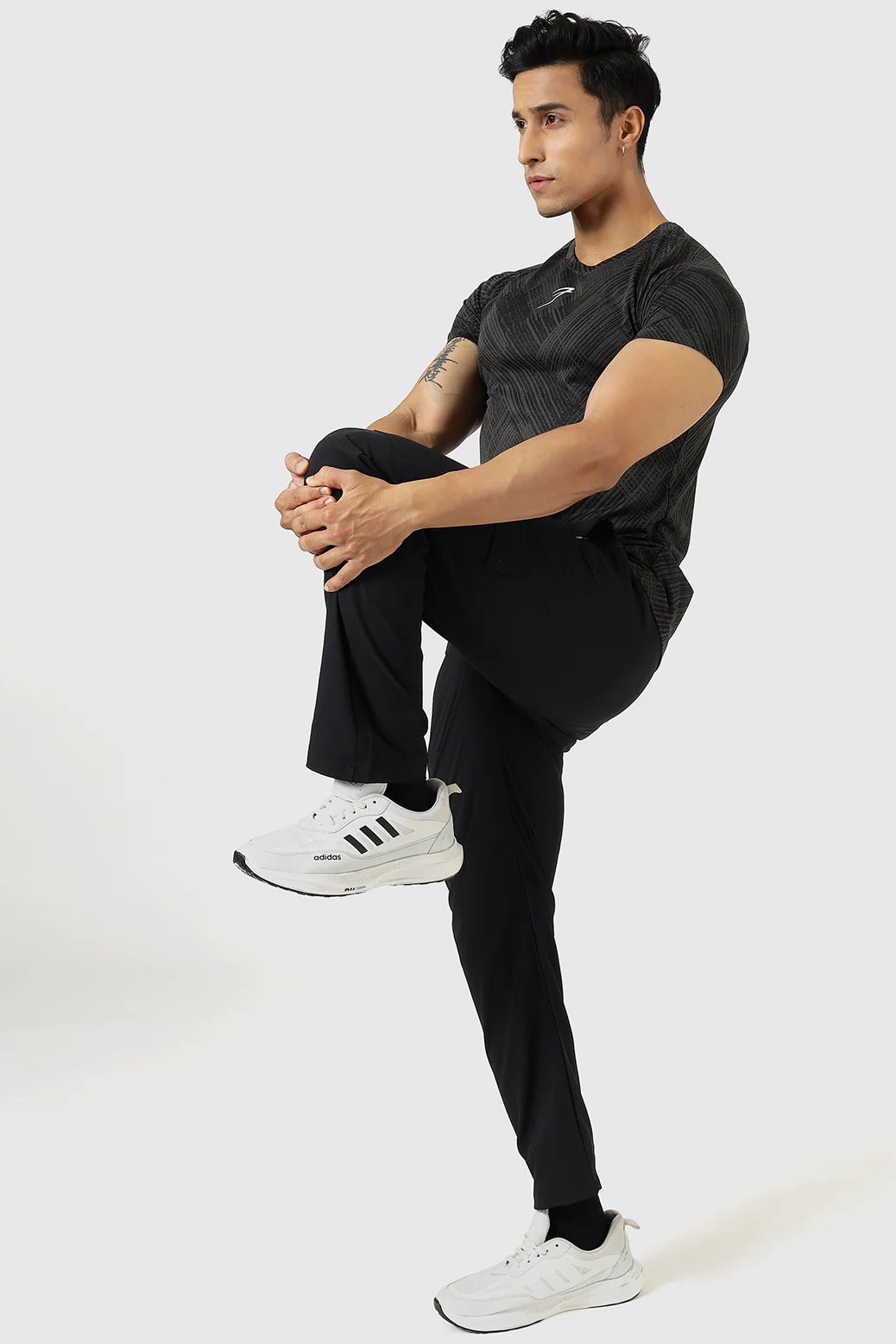 Ozone Jacquard T-shirt Black - Image 5
