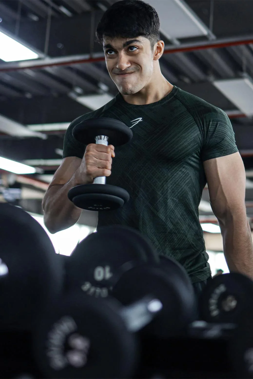 Ozone Jacquard T-shirt Green