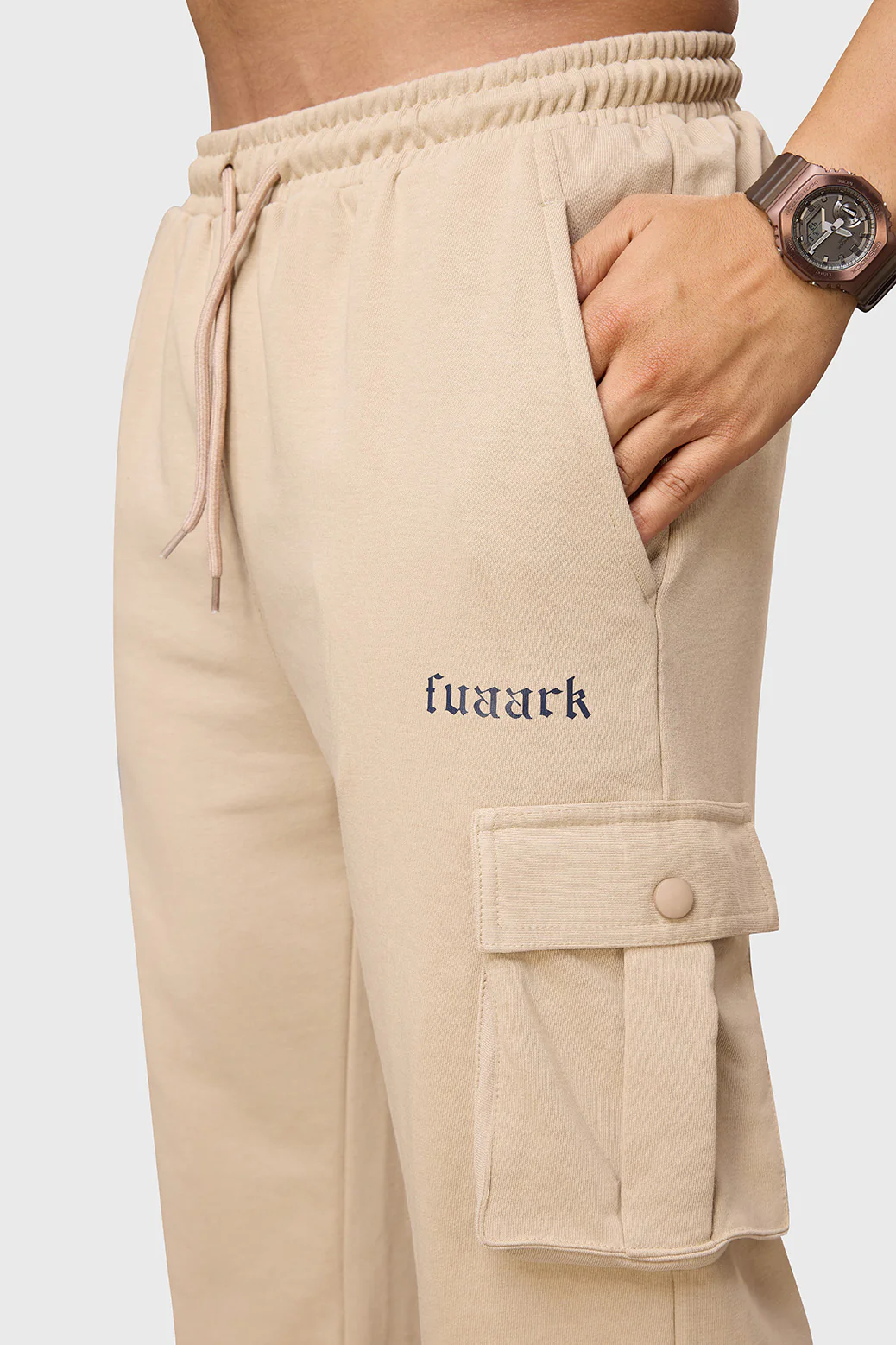 Pinnacle Pocket Pants Beige - Image 3