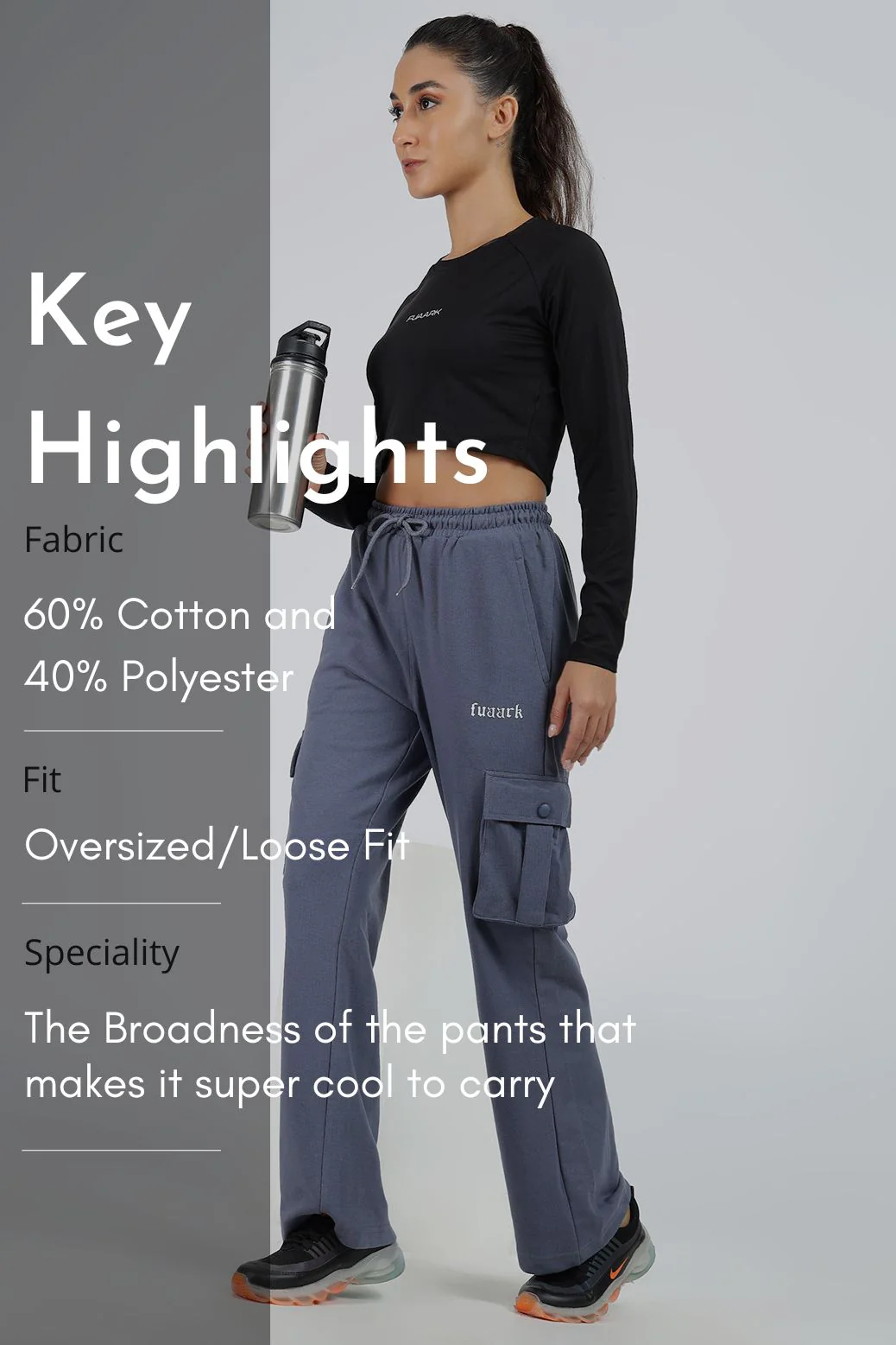 Pinnacle Pocket Pants Grey - Image 6