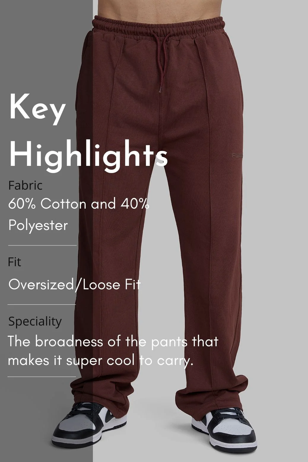 Pinnacle Straight Pants Brown - Image 7