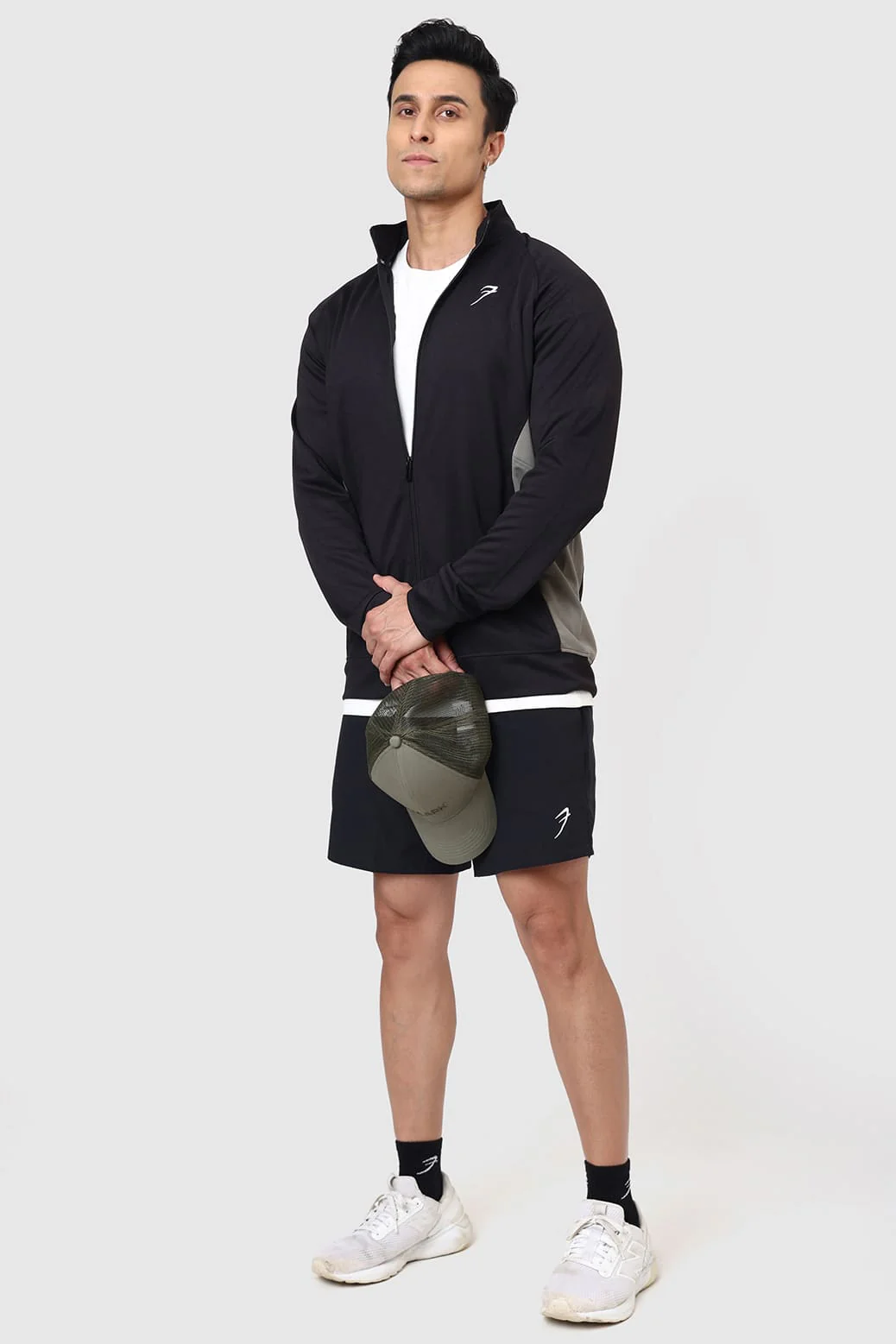 Polish Colourblock Jacket Black - Image 3