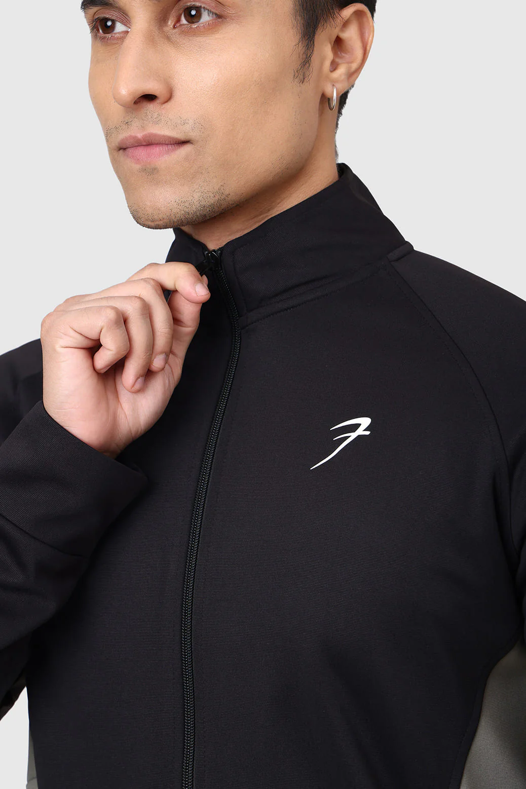 Polish Colourblock Jacket Black - Image 4