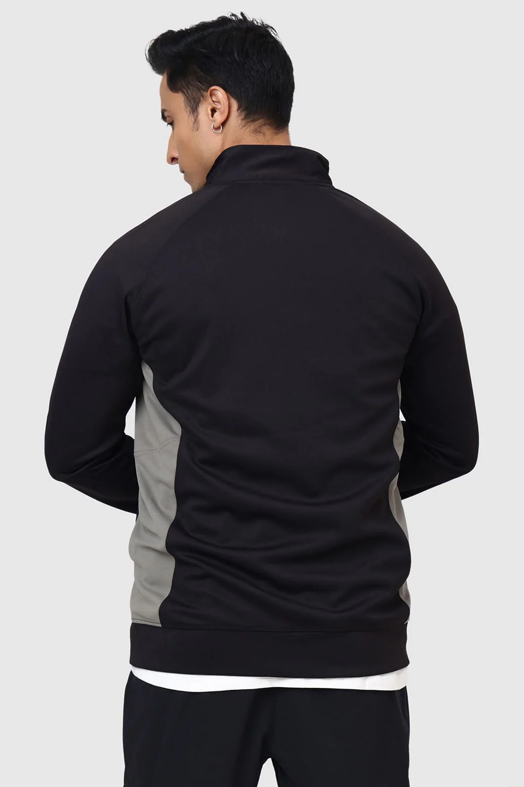 Polish Colourblock Jacket Black - Image 7
